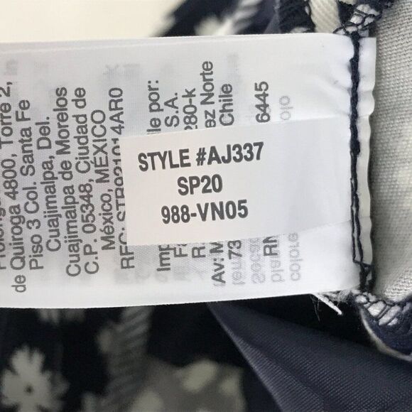 J. Crew Floral Remi Pants Women's Size 12 Scattered Daisies Straight Leg Stretch - Picture 13 of 13